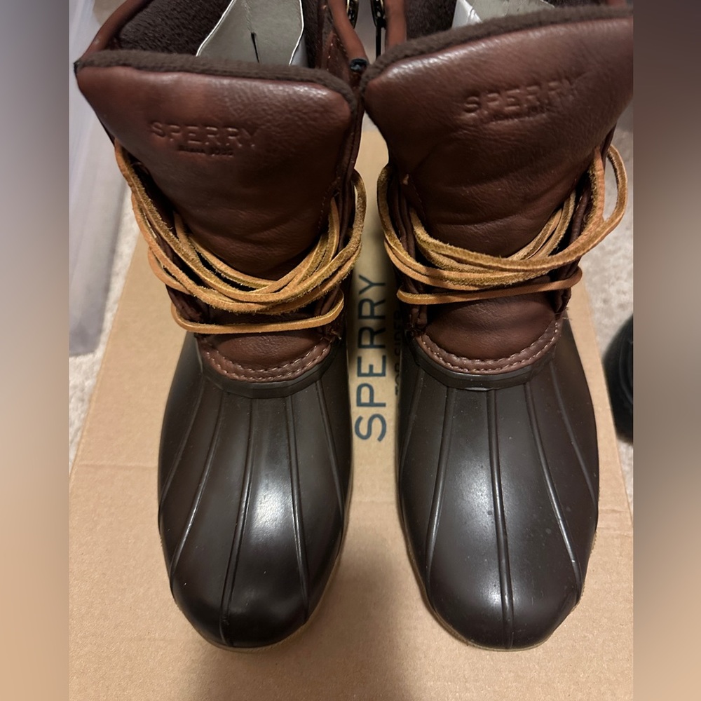 Sperry Saltwater Duck Boot-Brown